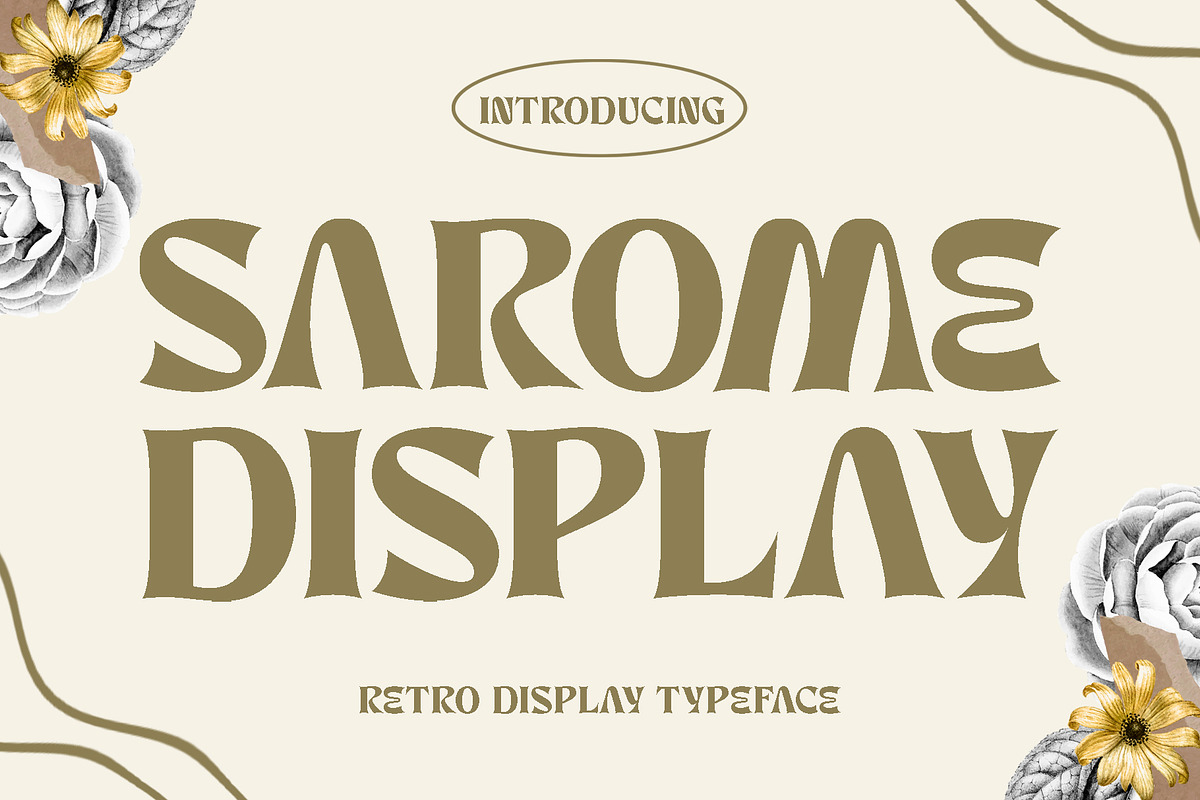 Sarome Display, a Serif Font by NYDESIGN (Photo 1 of 9)