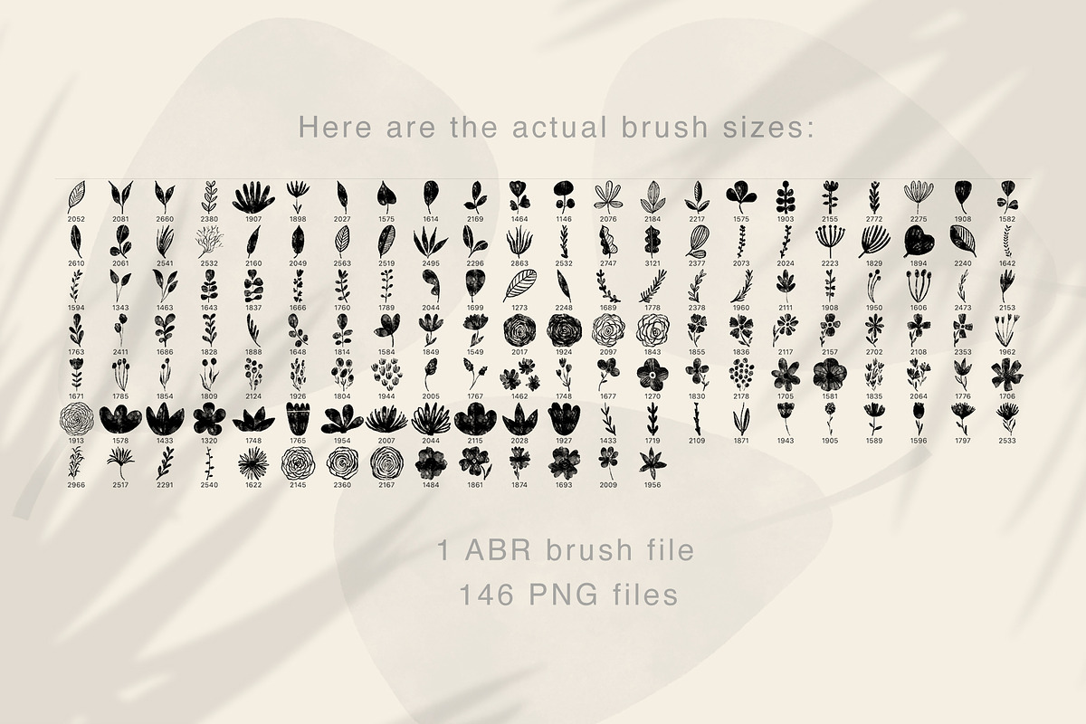 Watercolor Garden Photoshop Stamps, a Brush Add-On by Sweet Fig (Photo 2 of 8)