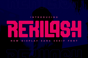 Rekilash New Display Sans Serif Font