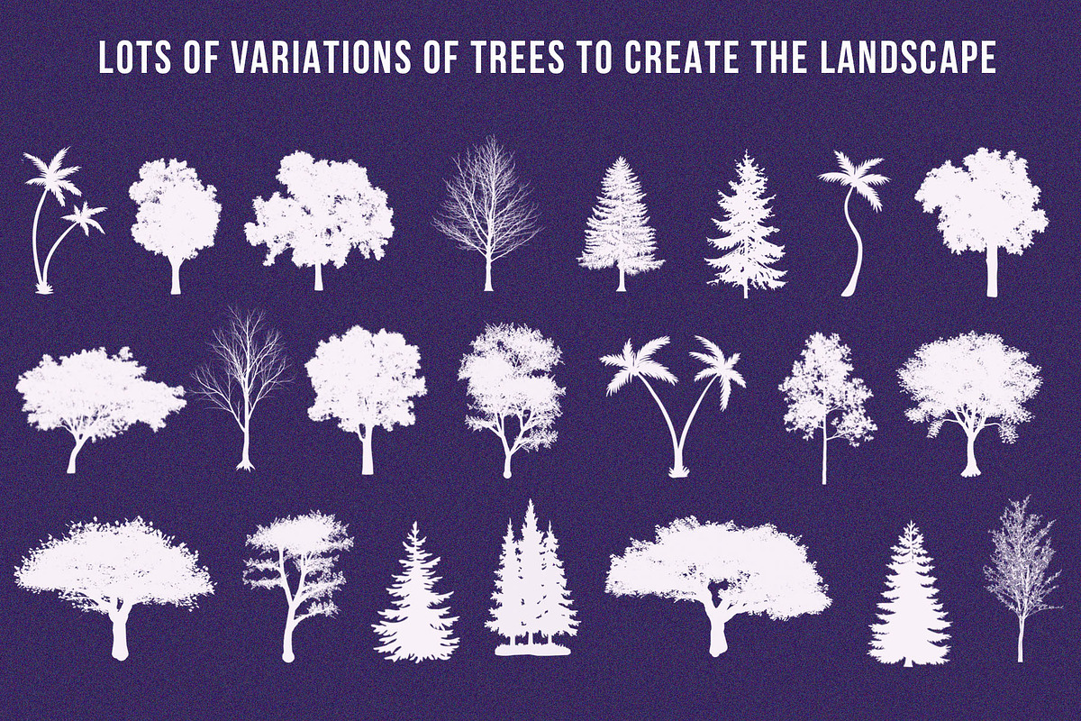Procreate Landscape Creator set, a Brush Add-On by Julia Right Studio (Photo 3 of 9)
