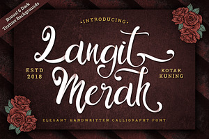 Langit Merah Font Extra