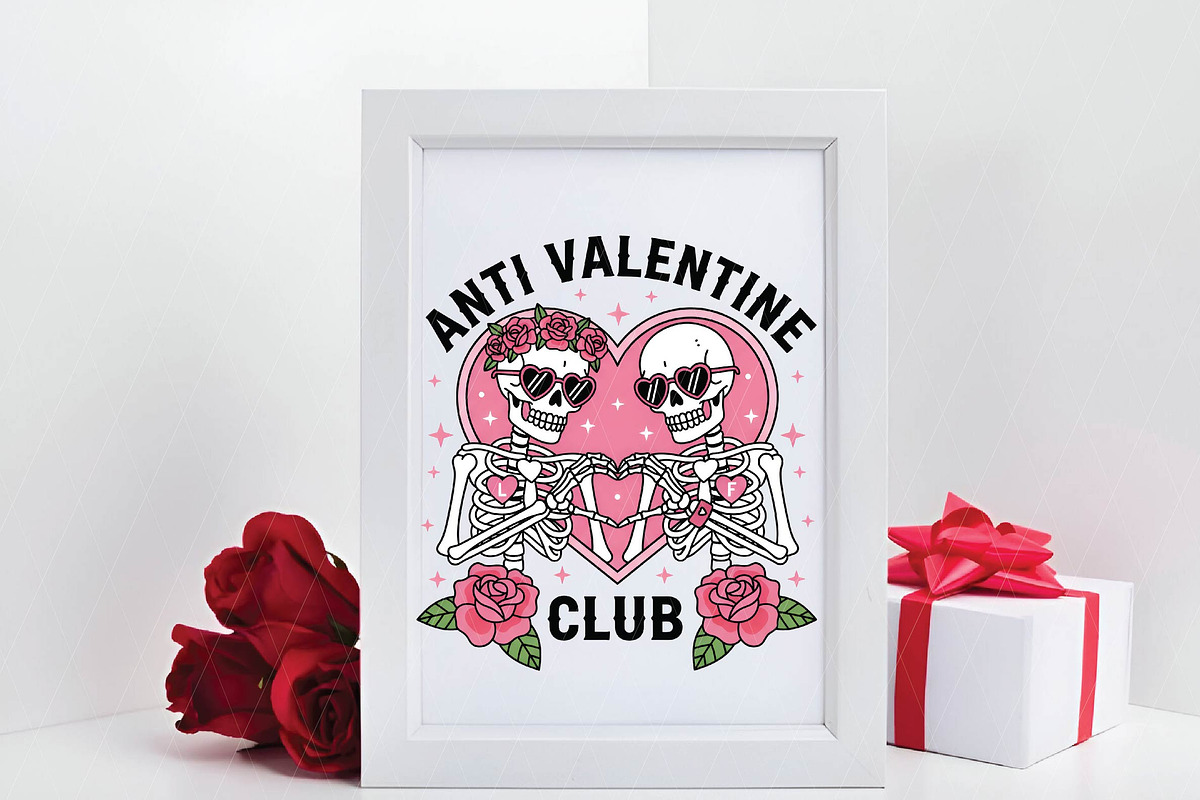Anti Valentine Club Png, Funny Png, an Illustration by DreamPrint404 (Photo 6 of 8)