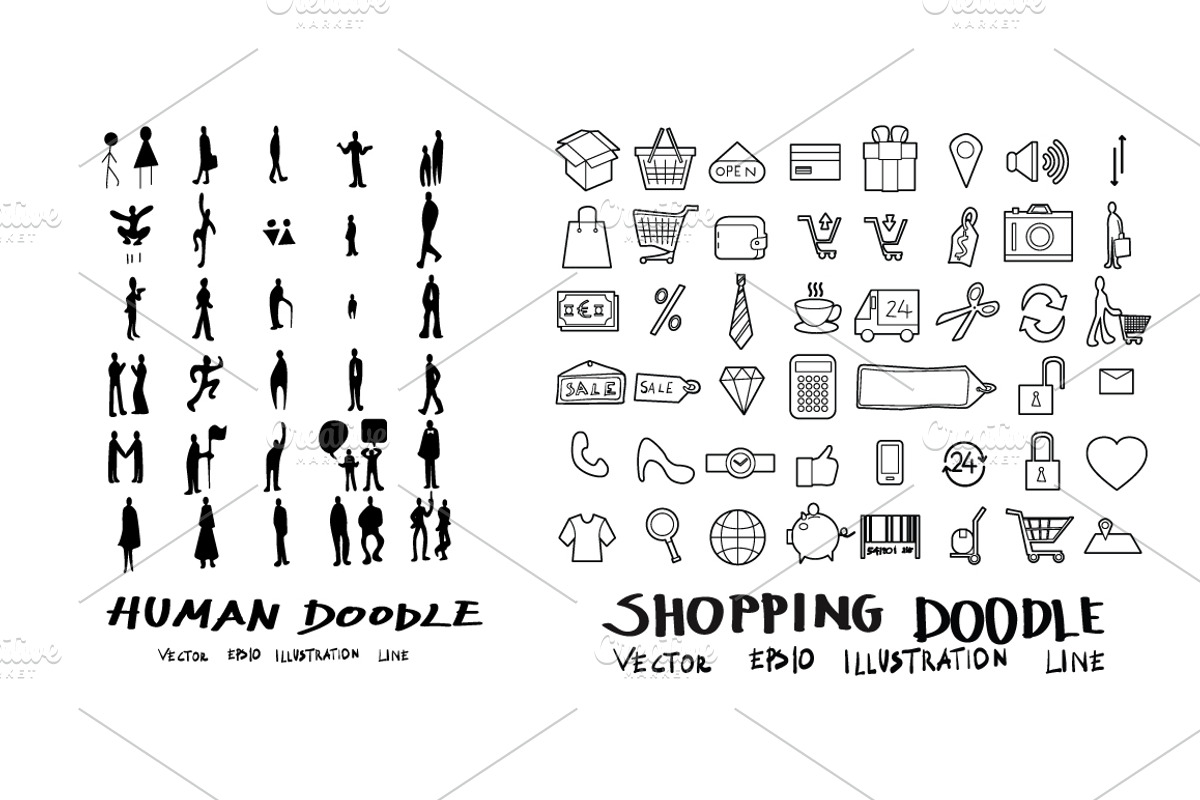611 doodle line icons set, an Outline Icon by TKDoodle (Photo 7 of 10)