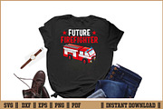 Future Firefighter Shirt Design SVG, an Illustration by Handy Arts Studio (Thumbnail 2 of 3)