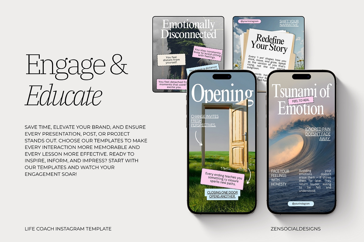 Life Coach Instagram Templates preview 8