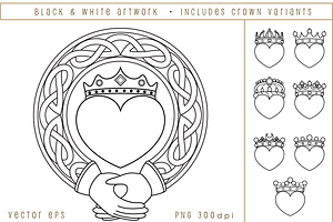 Celtic Claddagh - Holding Hands