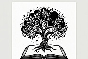Elegant dream tree silhouette design, a Healthcare Illustration by Amazin_art (Thumbnail 28 of 43)