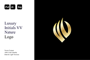 Luxury Initials VV Nature Logo, a Branding & Logo Template by Luxury Logos (Thumbnail 1 of 4)