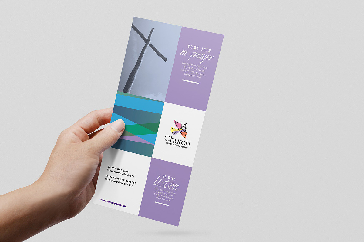 Modern Church Templates Pack, a Flyer Template by BrandPacks (Photo 9 of 14)