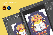 Welcome Back to School Flyer, a Flyer Template by Huge Dream Studio (Thumbnail 4 of 5)