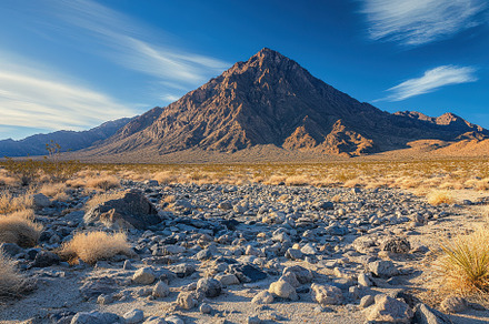 Majestic Desert Mountain Peak under, a Background Photo by Pixeness