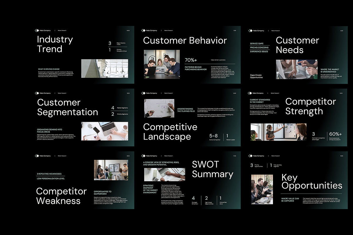 Market Research Overview GSL, a Presentation Template by Neermana (Photo 4 of 4)