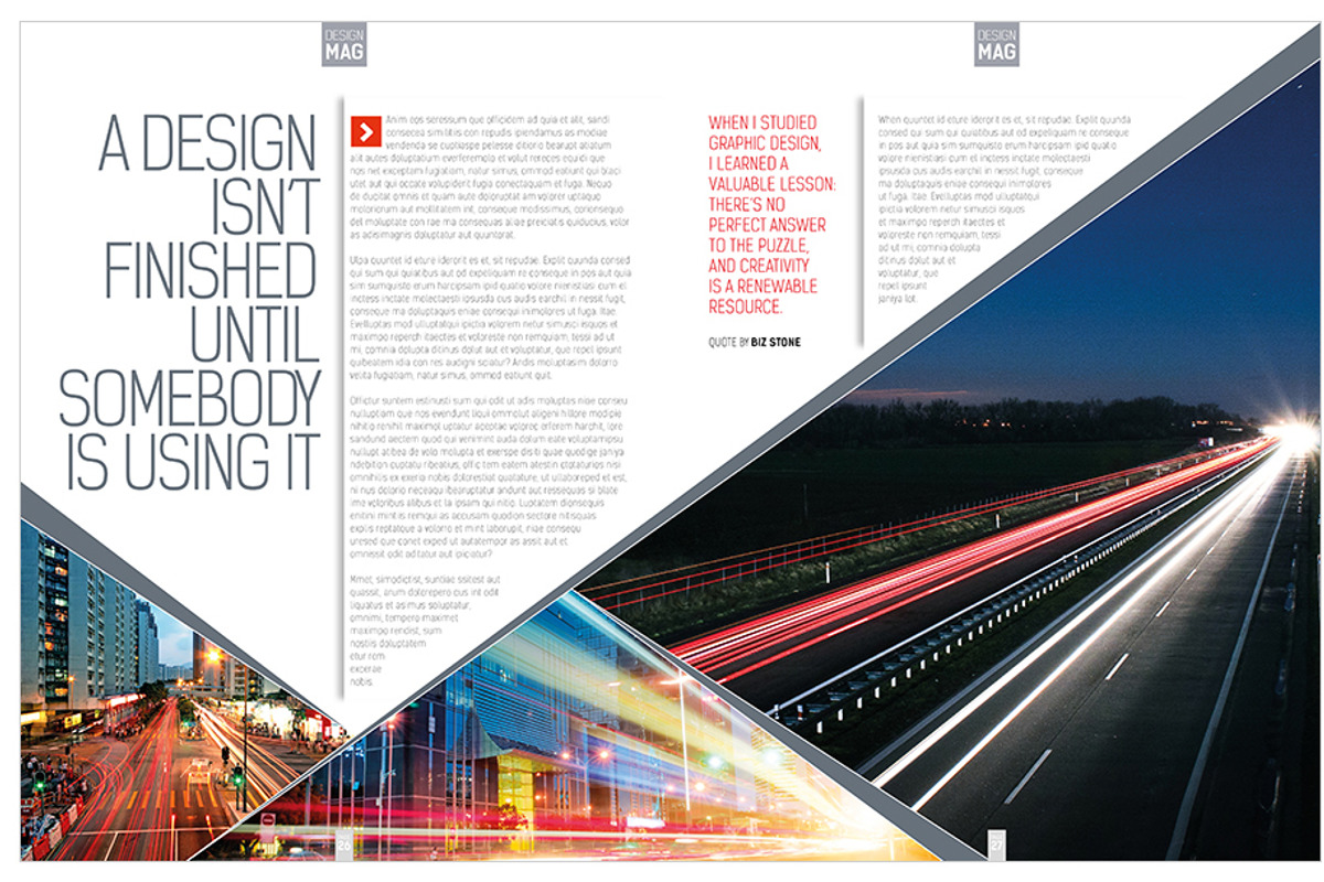Magazine Template InDesign 07, a Magazine Template by Love Graphic Design (Photo 22 of 29)