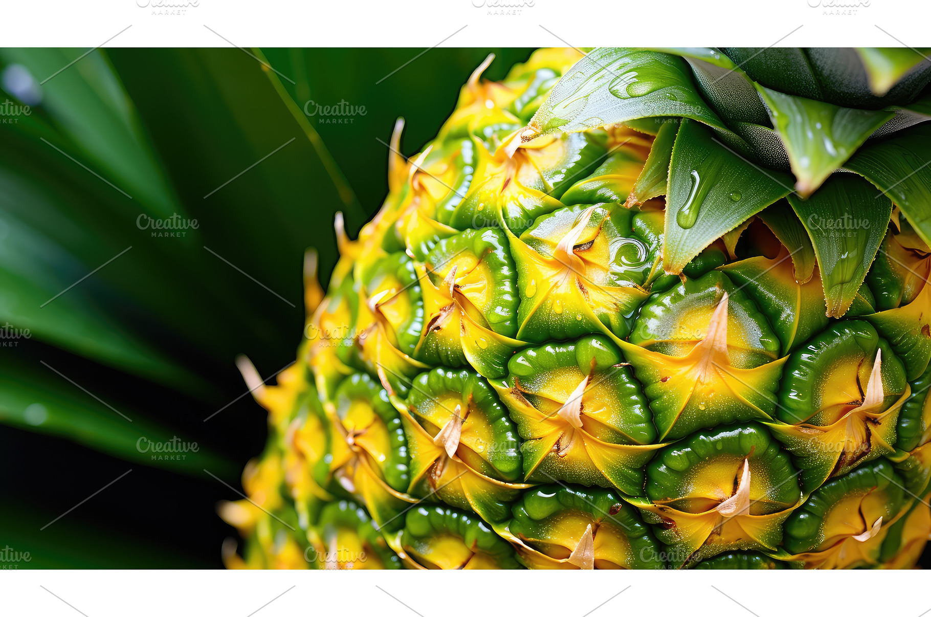 exotic pineaple pineapple fruit ai, a Background Photo by pikepicture