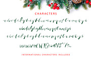 Oh Mistletoe Script Font, a Script Font by Creativeqube Design (Thumbnail 3 of 5)