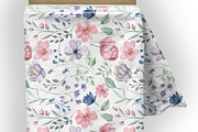 Misty Petal Garden Seamless Pattern, a Pattern Graphic by OwlAndFern (Thumbnail 3 of 12)