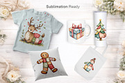 Watercolor Christmas Clipart Bundle, an Illustration by Artnoy (Thumbnail 6 of 8)