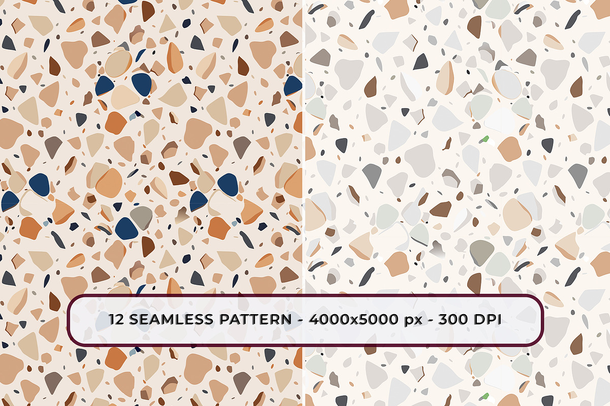 Colorful Terrazzo Seamless Pattern, a Pattern Graphic by RevintageStudio (Photo 2 of 9)