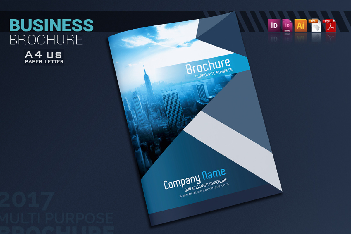 Brochure InDesign Template, a Brochure Template by artico (Photo 1 of 4)