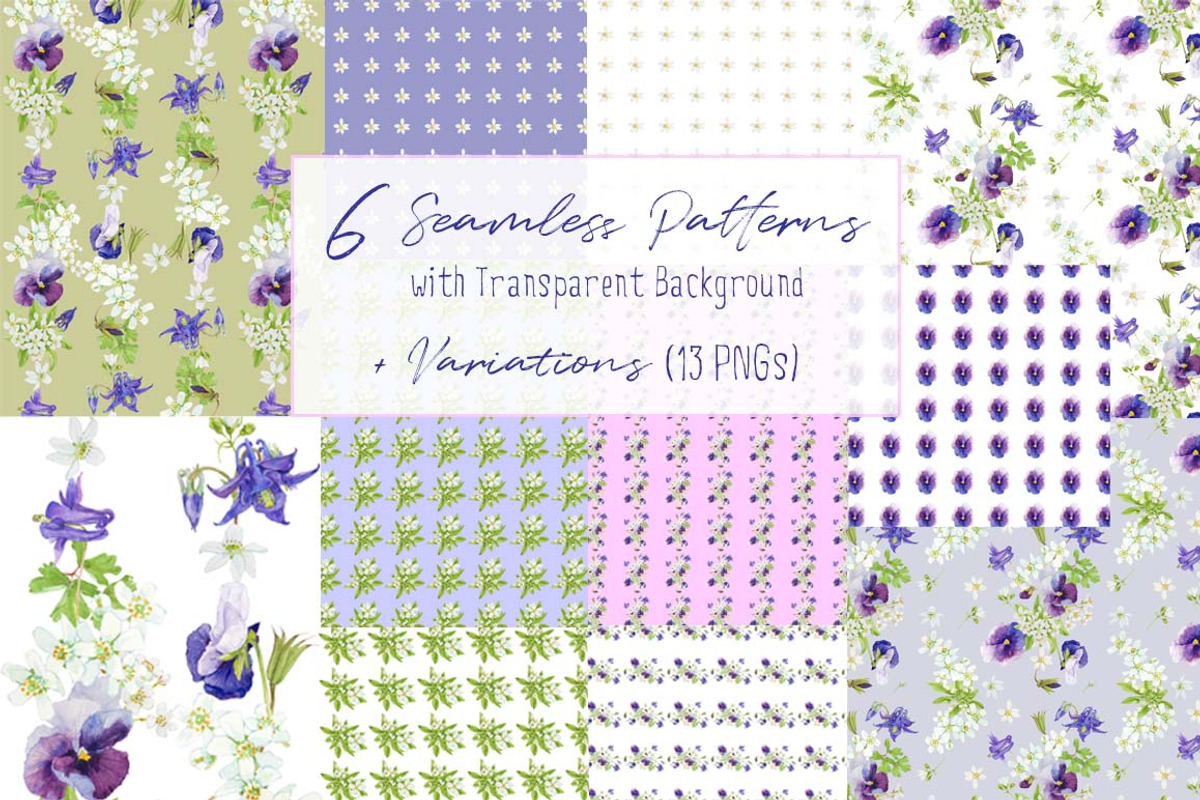 French Blues-Design Pack!, an Illustration by watercolorwild.graphics (Photo 10 of 11)