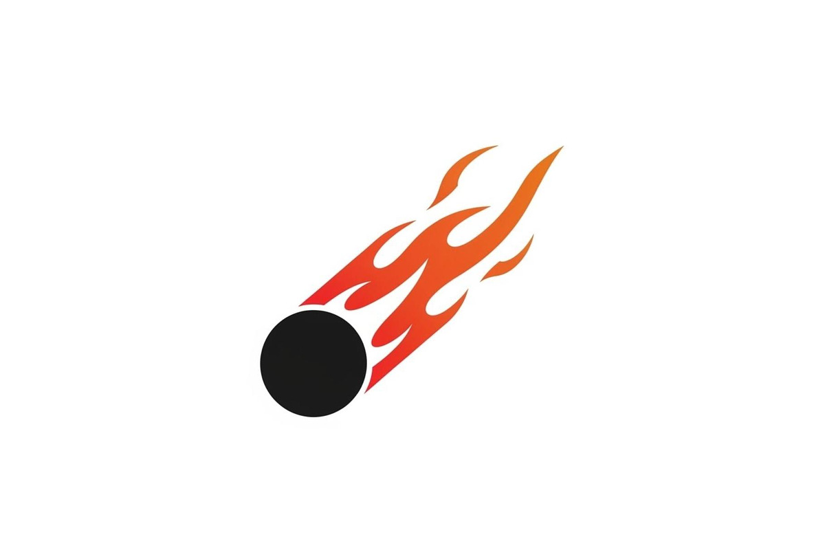 Fire Meteor Comet Silhouette Bundle, an Illustration by Designs_River (Photo 2 of 51)