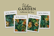 Urban Garden Botanical Patterns #3, a Background Graphic by Happy Creators Co. (Thumbnail 2 of 7)