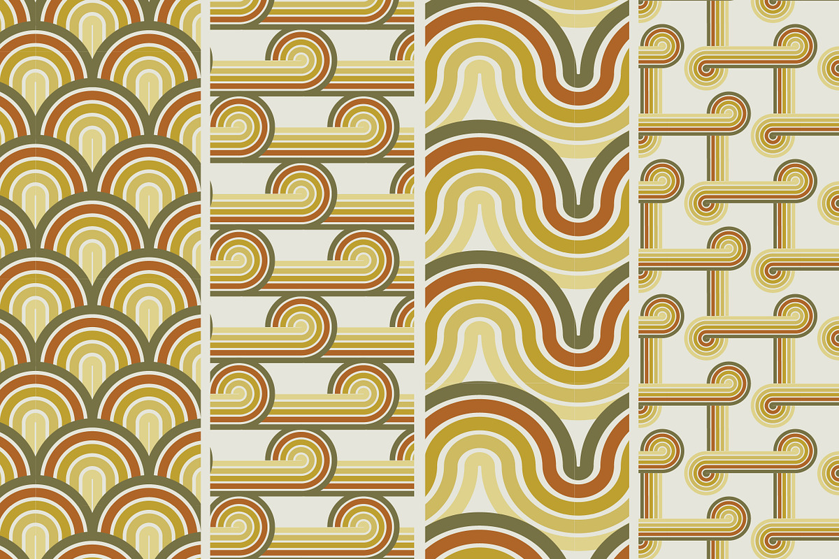 Retro Rainbow Stripes, an Object Graphic by Stellen Design (Photo 3 of 23)