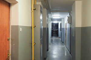 long narrow hallway corridor, a Photo by WorldOfPhotos