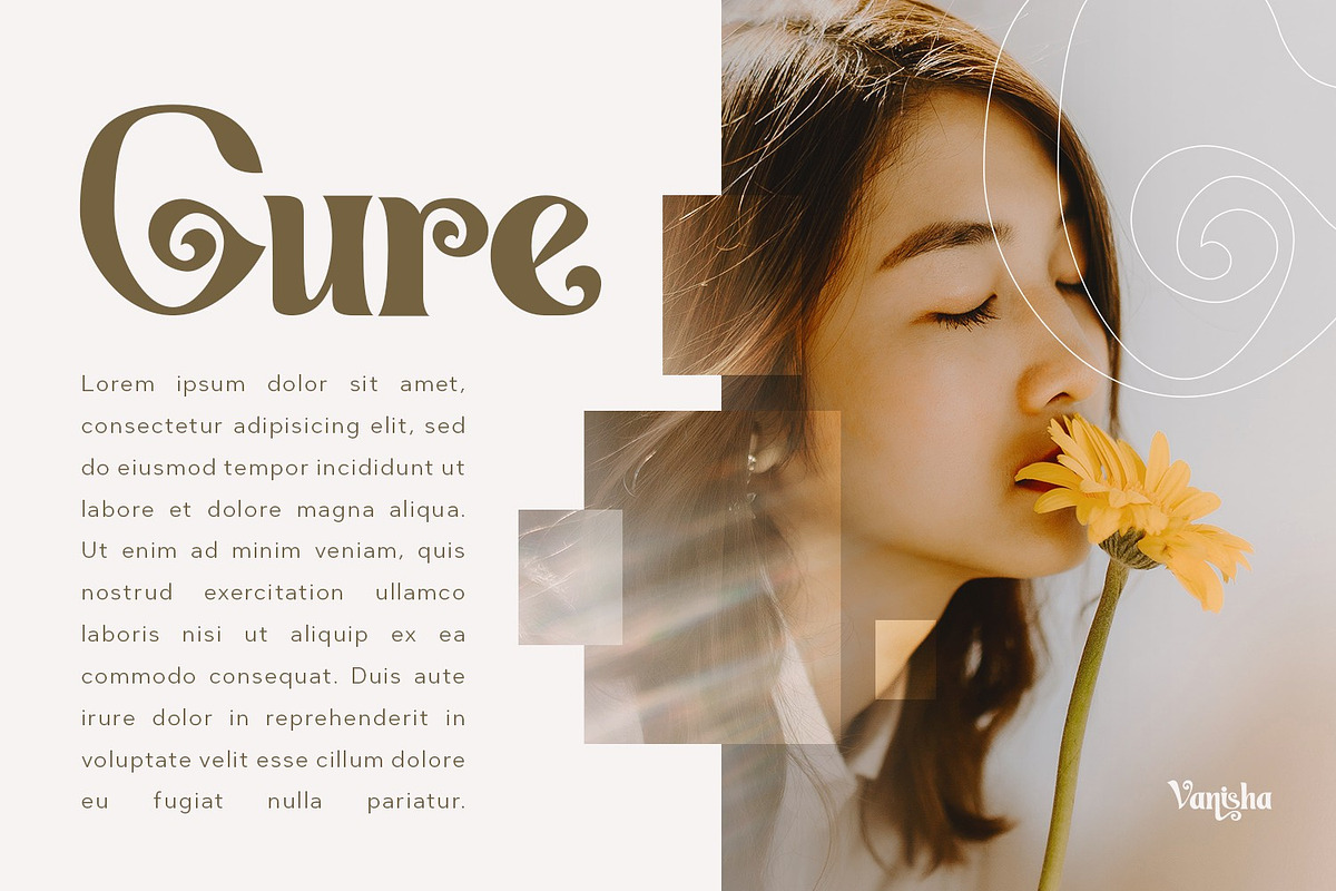 Vanisha - Modern Serif Display, a Serif Font by Koplexs Studio (Photo 5 of 11)