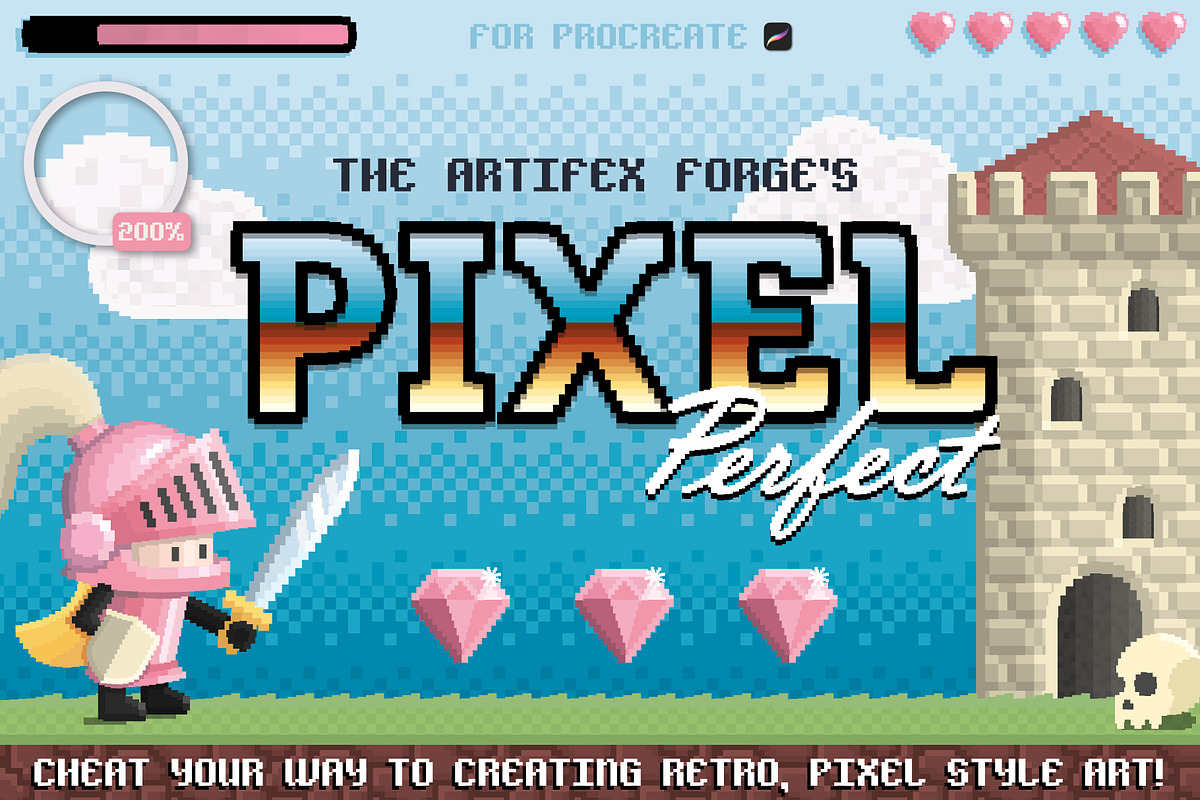 Pixel Perfect - 8-bit Tool Kit, a Brush Add-On by The Artifex Forge (Photo 1 of 14)