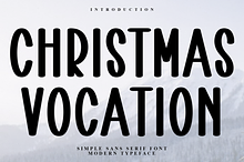 Christmas Vocation