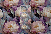 Amethyst Bloom Pattern, a Pattern Graphic by saskaratype (Thumbnail 5 of 5)
