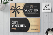 Luxury Gift Voucher Template Layout, a Card Template by MightyDesign (Thumbnail 1 of 6)