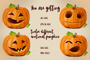 Halloween Pumpkin illustrations, an Illustration by Indie Khisa (Thumbnail 4 of 8)