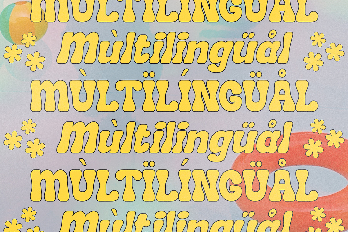 Hendrix Bubble Groovy Retro Display, a Serif Font by Storytype Studio (Photo 12 of 15)