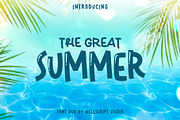 The Great Summer - Font Duo, a Font by Wellscript Studio (Thumbnail 1 of 9)