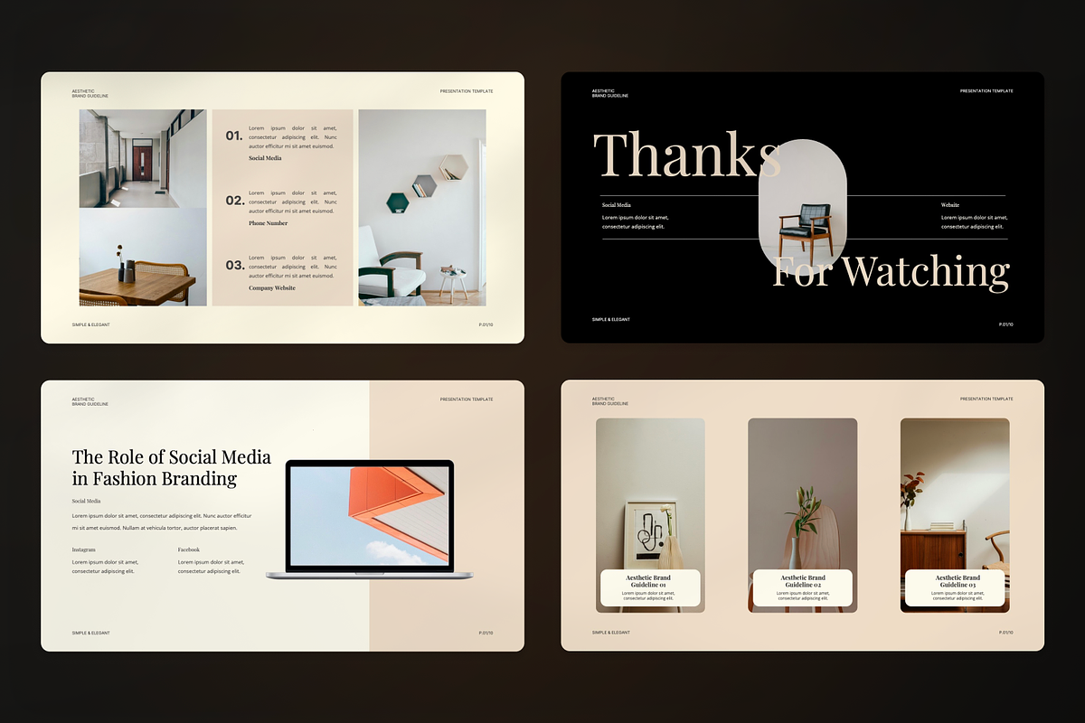 Aesthetic Brand Guideline Keynote, a Presentation Template by SquidPixey (Photo 4 of 7)
