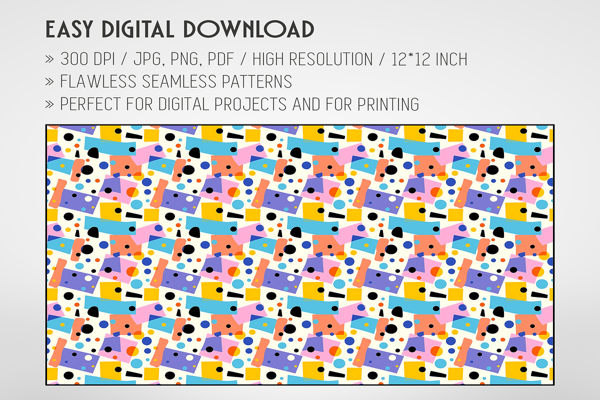 20 Seamless Soft Geometric Patterns, a Pattern Graphic by Nordic Design (Photo 2 of 9)
