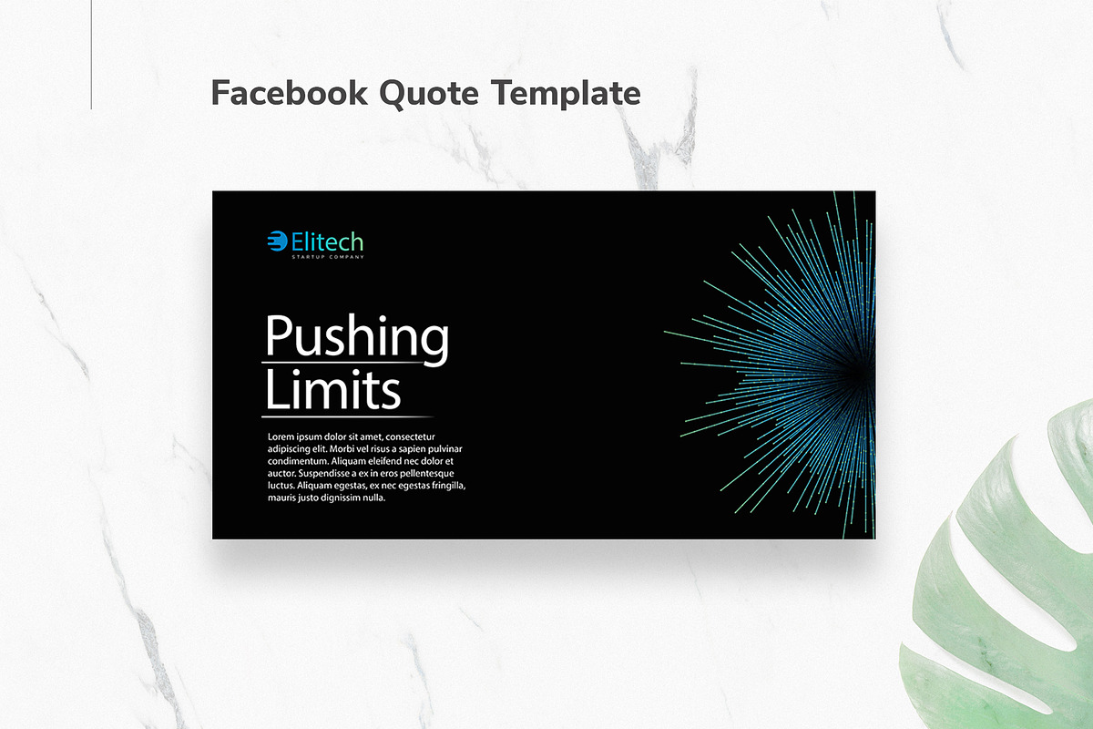 Tech Startup Facebook Materials, a Social Media Template by TemplatesNow! (Photo 7 of 7)
