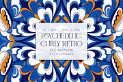 Curly Wave Mandala Prints, a Pattern Graphic by ASTUDIO (Thumbnail 1 of 6)