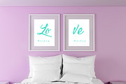 Bedroom,  Portrait Frame mockup psd, a Print Template by Milan Mockup (Thumbnail 5 of 6)