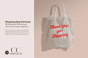 6 Editable Shopping Bag Mockups, a Packaging Mockup by CC CREATIVE CO (Thumbnail 6 of 6)