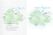 Watercolor Map of Antigua, an Illustration by Beloved Paper (Thumbnail 3 of 6)