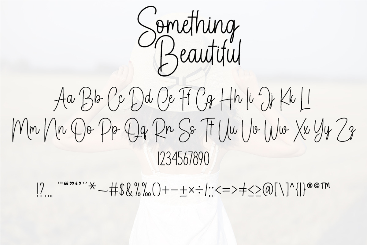 Something Beautiful, a Script Font by DN Creative (Photo 5 of 6)