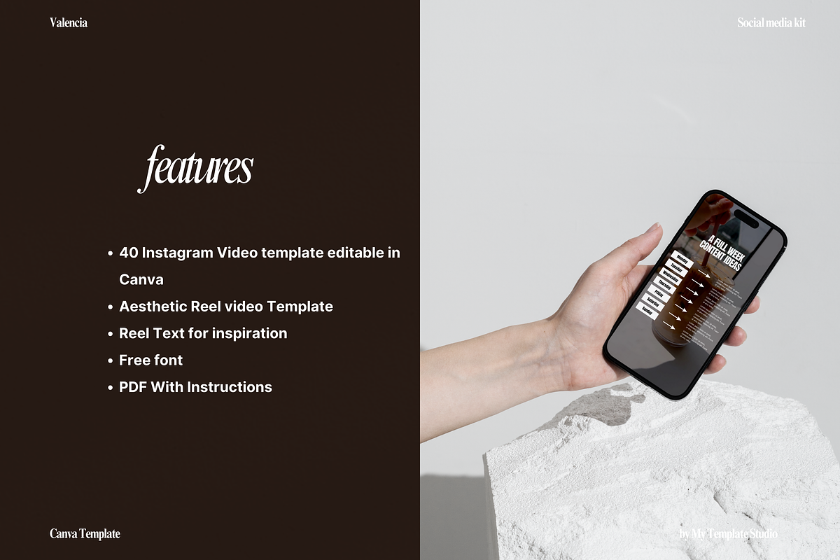 Black & Orange - Instagram Reel, a Social Media Template by My Template Studio (Photo 5 of 13)