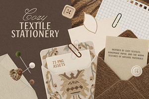 Cozy Textile Stationery Kit
