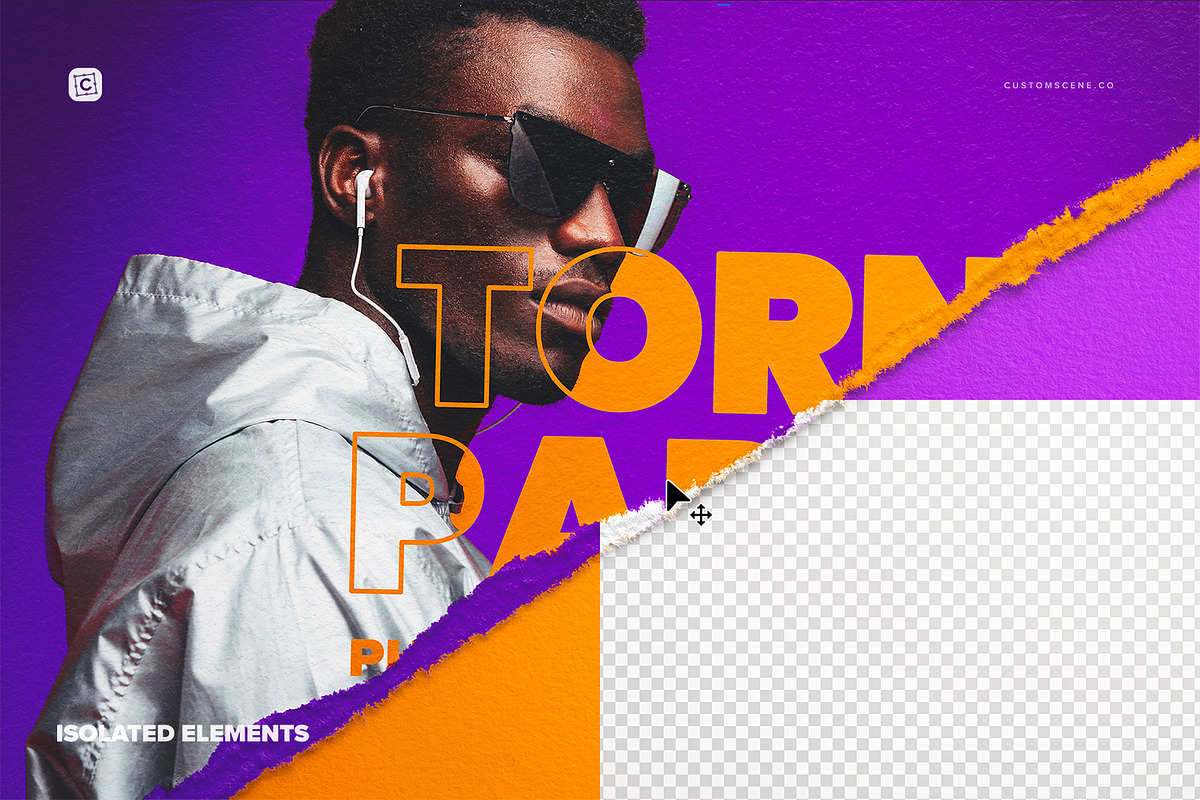 Torn Paper Photo Mockup, a Product Mockup by Custom Scene (Photo 4 of 10)