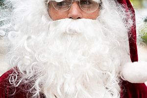 Close up portrait of traditional Santa Claus with white beard, a Person Photo by etorres69
