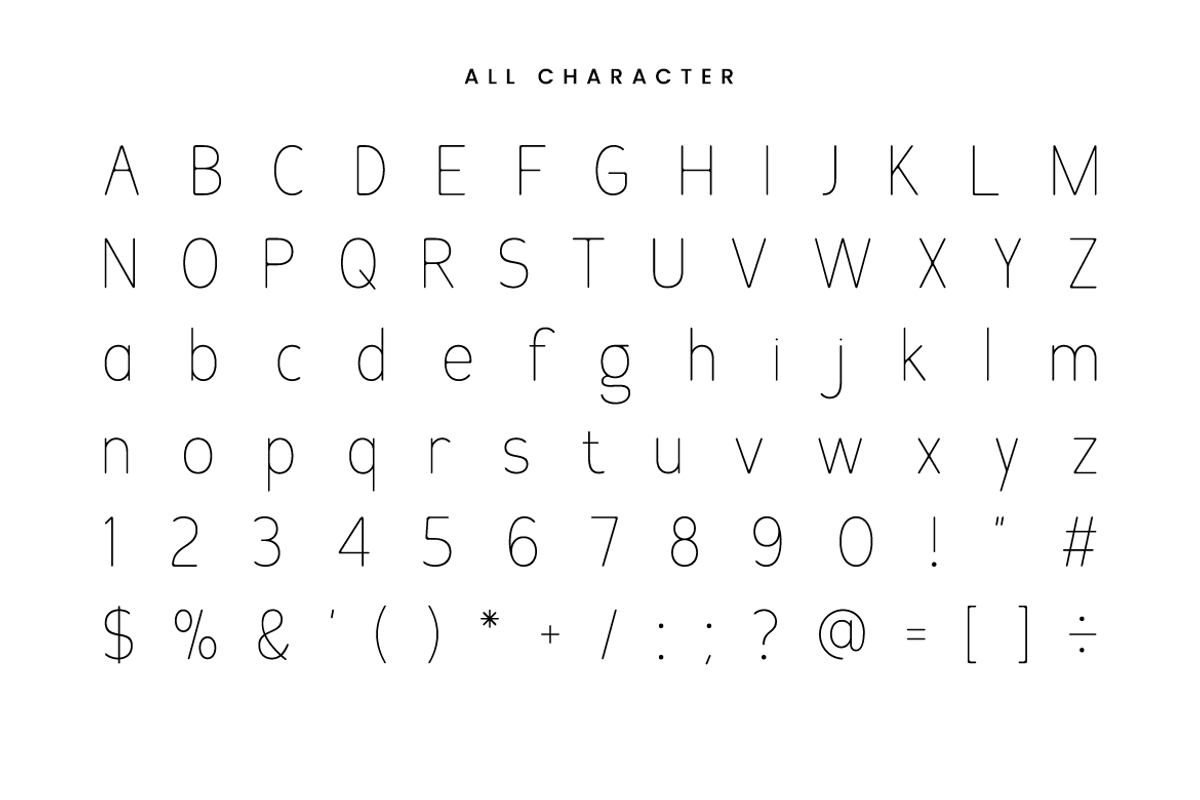 Emsen Thin Sans Serif Font, a Sans Serif Font by Rasio Studio (Photo 2 of 11)