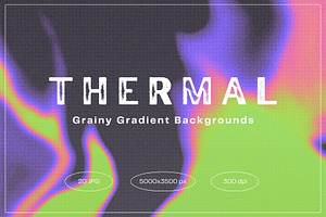 THERMAL Grainy Gradient Backgrounds